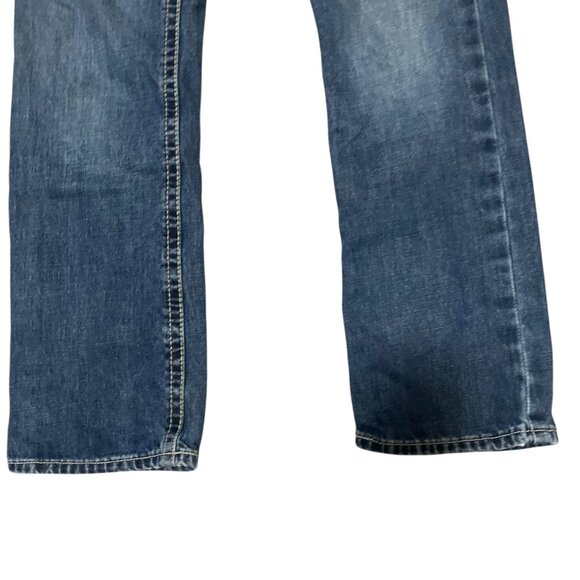 Ariat M4 Relaxed Fit Bootcut Western Denim Blue Jeans Men's Sz 32x32 - Picture 5 of 8